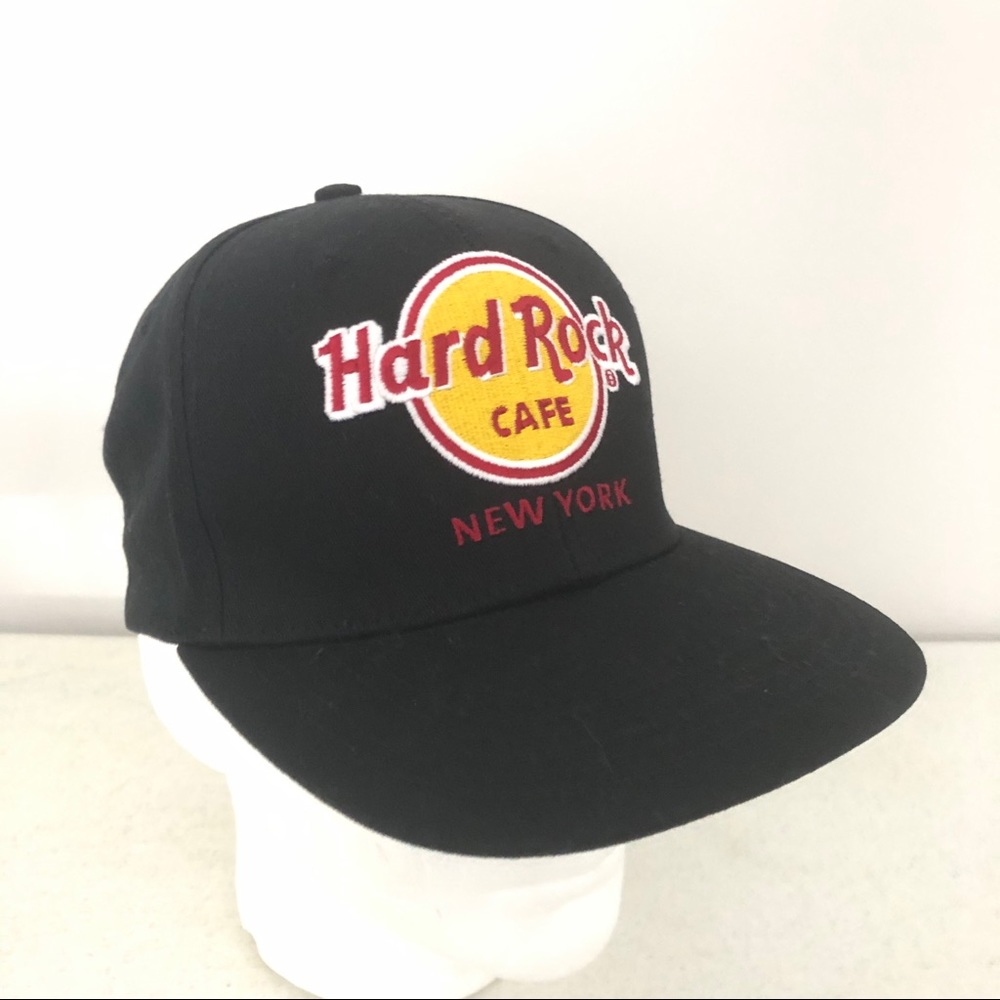 New Hard Rock Cafe NY Flat Bill SnapBack Hat Cap